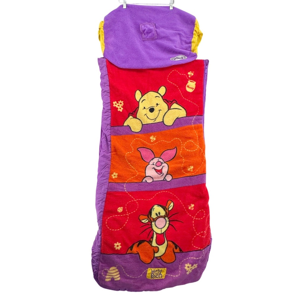 VTG Winnie The Pooh ReadyBed Replacement Cover Plush Fleece Kids Sleeping Bag
